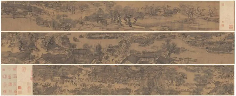 Along the River During the Qingming Festival, original